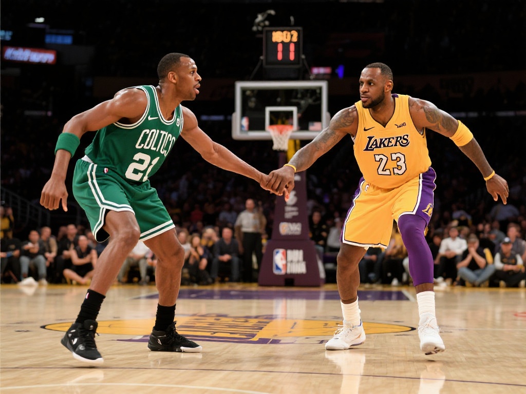湖人与凯尔特人巅峰对决，季后赛战火持续升级
