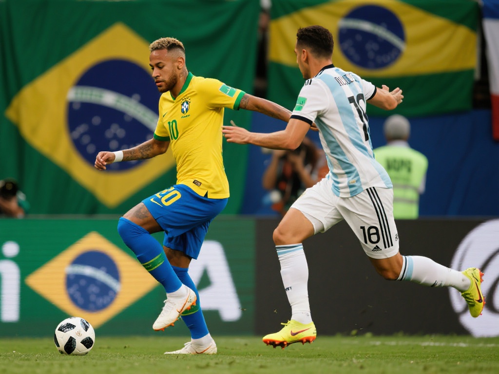巴西对阵阿根廷：世界杯预选赛热身战火再燃